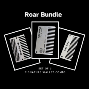 Roar Bundle - Set of 3 Signature Steel Wallet Combs